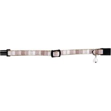 MWX Teknoloji Yavru Kedi Boyun Tasması, Zilli, Bej, 16-32CM