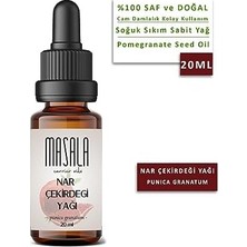 MWX Teknoloji Masala Saf Nar Çekirdeği Yağı 20 Ml. (Pomegranate Carrier Oil) Soğuk Pres