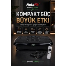 Metafit Titreşimli Egzersiz Spor Aleti Masaj Sıkılaşma Zayıflama Selülit Osilasyon Cihazı Vibration Plate