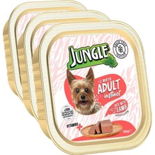 MWX Teknoloji Jungle Püre Yetişkin Köpek Kuzu Etli 100 G (3 Paketi)