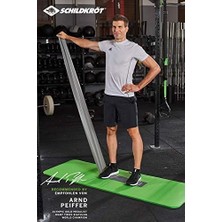 MWX Teknoloji Schildkröt Fitnessbänder 2er Set, Latexfrei, Grün-Anthrazit, In 4-Farb Karton