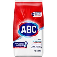 MWX Teknoloji Abc Matik Çamaşır Deterjanı, Beyazlar ve Renkliler Için, 10 Kg, 66 Yıkama