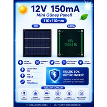 OEM 12V 150MA 110X110MM Güneş Paneli - Solar Panel