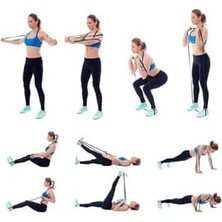 MWX Teknoloji Güç Bandı - Hafif Direnç Lastiği | Fitness, Pilates, Aerobik & Squat Egzersiz Lastiği (Latex Powerband)