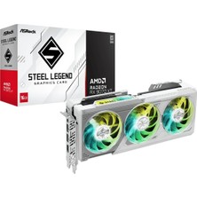 MWX Teknoloji Asrock Amd Radeon Rx 9070 Xt Steel Legend 16GB Ekran Kartı - 16GB Gddr6, 256-BIT, 1x Hdmı, 3 x Displayport