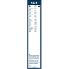 MWX Teknoloji Rüzgarlıklı Silecek Seti Auris (2007-2012)  653S 3397118325