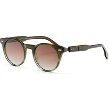 Redberry Vancouver C3 48 Unisex Oval Yeşil Kemik Güneş Gözlüğü