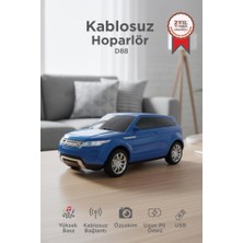 Torima Bluetooth Hoparlör Suv Araba Tasarımlı 16W FM USB Selfie Speaker D88 Mavi