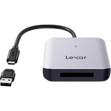 MWX Teknoloji RW510 Cfexpress Tip B Kart Okuyucu, 10 Gbps'ye Kadar, USB 3.2 Gen 2 Cf Bellek Kartı Için, USB Tip-C Kablosu Dahil (LRW510U-BNHNG)