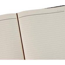 MWX Teknoloji 2k 5464 Ajanda/defter Tarihsiz 17X24 Çizgili 160 Yaprak Ivory Kağıt Telefon Kılıflı, Kahverengi
