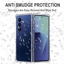 MWX Teknoloji - Galaxy Z Fold 7 ile Uyumlu Kılıf Köşe Korumalı Darbeye Dayanıklı Antişok Şeffaf Silikon Kapak