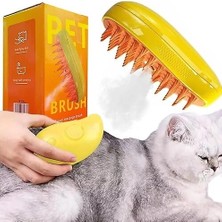 Uravas Store Mey Ithalat® Şarjlı Soğuk Buharlı Kedi Köpek Fırçası Tarağı