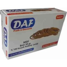 MWX Teknoloji Daf Midi Brüt Kauçuk Ambalaj Lastiği, 50 Gr, Pratik ve Ekonomik