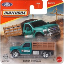 MWX Teknoloji C0859 Matchbox 1:64 Tekli Arabalar Ford F350 Stake Bed Truck JHN97