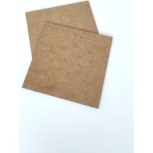 Dekolobi Boyanabilir Kare Pano 35 x 35 cm 6 mm Ham MDF Çok Amaçlı Kullanım İçin