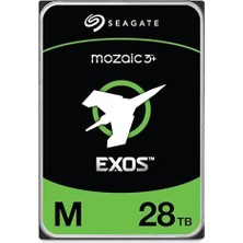 MWX Teknoloji Exos M 28TB Kurumsal Dahili Sabit Disk HDD - 3.5" 6gb/s Sata 7200RPM 2.5m Mtbf (ST28000NM003K)
