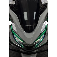 Banxtre Honda Pcx Gündüz Ledleri Için Yeşil Renk Far Tasarım Folyo Sticker Etiket (2021-2024 Yılları )