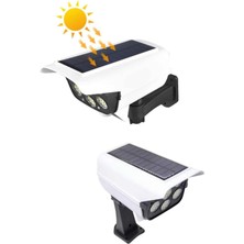 Uravas Store Mey Ithalat® Solar Bahçe Lambası Uzaktan Kumandalı Kamera Görünümlü Hareket Sensörlü