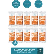 Muvicado Kedi Lolipopu Kedi Ödül Maması Lolipop Kedi Ödülü Kediler Için Lolipop Lezzetli Pumpkin 10 Adet