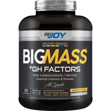 Bigjoy BIGMASS Gainer GH FACTORS Muz Aromalı 3000g