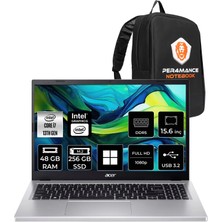 Acer Aspire Go I7 13620H 48GB Ram 256GB SSD 15.6" Fhd WIN11 Pro NXJ4GEY002P416 Notebook + Per4 Çanta