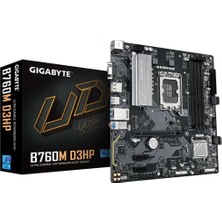MWX Teknoloji Gıgabyte B760M D3HP LGA1700 Ddr5 7600MHZ(OC) Pcıe 4.0 M.2 Nvme Gigabit Lan Matx Anakart