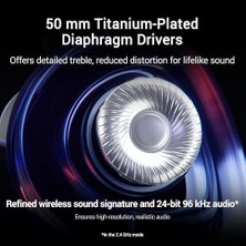 MWX Teknoloji Rog Delta Iı Kablosuz Oyun Kulaklığı (50MM Titanyum Sürücüler, Rog Speednova, 10MM Süper Geniş Mikrofon, 153-SAAT Pil Ömrü, Dualflow Ses, Bt, 2.4ghz, 3.5mm, Pc, Swıtch, Ps4, Ps5, Xbox Uyumlu