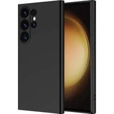 MWX Teknoloji & Aksesuar Galaxy S25 Ultra ile Uyumlu First Silikon Kılıf Ince Yapılı Tam Koruma Sağlayan Kamera Korumalı Kılıf (Siyah)