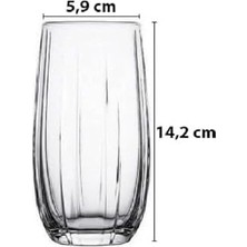 MWX Teknoloji Linka Long Bardak 500 ml 6 Adet - 420415