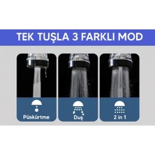 Uravas Store Mey Ithalat® Çok Fonksiyonlu Musluk Başlığı