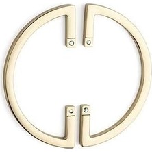 MWX Teknoloji 64 mm Altın Rengi Modern Kulp Tek Adet Yarım