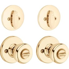 MWX Teknoloji 242 Tylo Entry Knob And Cylinder Deadbolt Pack In Satin Chrome