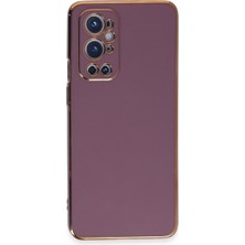 Uravas Store One Plus 9 Pro Kılıf Volet Silikon - Mor