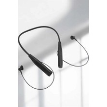 Uravas Store Mey Ithalat® Kablolu Boyun Askılı Dijital Göstergeli Bluetooth Kulaklığı 60 Saat