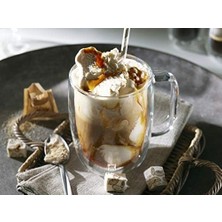 MWX Teknoloji Sorrento Çift Camlı Kulplu 2'li Kahve Bardağı Seti, 355 Ml, Cam, Şeffaf Cam