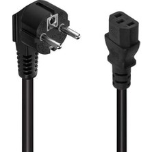 MWX Teknoloji G-513B 3x0.75 mm C7 Bilgisayar 1.5 Metre Power Kablosu (Poşetli)