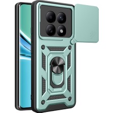 Uravas Store Redmi Note 15 4g Pars Lens Yüzüklü Silikon - Yeşil