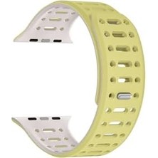 MWX Teknoloji - ile Uyumlu 44/45/46/49MM Kordon Renkli 3delikli Esnek Silikon Strap 124 2/3/4/5/6/se/7/8/9/10/11/ul