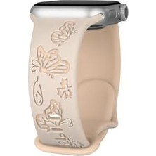 MWX Teknoloji - ile Uyumlu 44/45/46/49MM Kordon Kelebek Desen Yumuşak Silikon Kordon 2/3/4/5/6/se/7/8/9/10/11/ultra - Çok Renkli 12