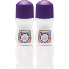 MWX Teknoloji Glamour 48 Saat Etkili Antiperspirant Roll On Deodorant, 50 ml 2li Paket