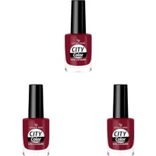 MWX Teknoloji City Nail Lacquer Oje (No: 46) 3lü Paket