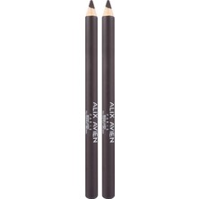 MWX Teknoloji Uzun Süre Kalıcı, Belirginleştirici Şekillendirici Kahve Kaş Kalemi - Brow Liner 154 Deepest Brown (2 Paketi)