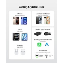 MWX Teknoloji 2'li Örgülü Usb-A - Usb-C Kablo, 1,5 M, 15 W, Yumuşak, Esnek ve Hızlı Şarj Kablosu, 17 ve 16 Serisi, Galaxy S25, 10, iPad Pro ve Daha Fazlasıyla Uyumlu, Beyaz