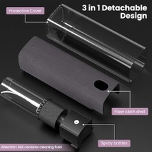 MWX Teknoloji Dokunmatik Ekran Temizleyici, Araba, Tablet ve Telefon Ekran Temizleyici, Ikisi Bir Arada Sprey ve Mikrofiber Kumaş, Kadınlar Için Araba Aksesuarları Mükemmel Hediyeler (Gri)
