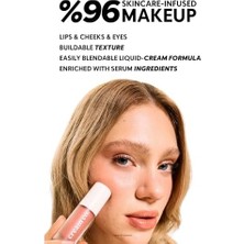 MWX Teknoloji Cream Co. Allık Ruj Göz Farı Glow Tint Soft Mocha, Nemlendirici Makyaj, 504 Nude, Hyaluronik Asit Peptit