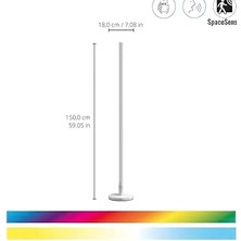 MWX Teknoloji Wiz Wi-Fi Ble Floor Lamp Eu Type C (Aydınlatma Garantili)