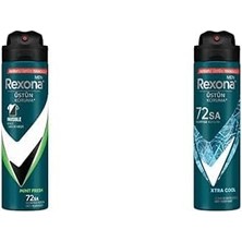 MWX Teknoloji Rexona Men Erkek Sprey Deodorant Natural Fresh Mint 72 Saat Kesintisiz Üstün Koruma 150 ml ve Rexona Men Erkek Sprey Deodorant Xtra 72 Saat Kesintisiz Üstün Koruma 150 ml