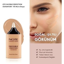MWX Teknoloji Cosmetics Invisible Perfection 170 Warm Bisque Fondöten (3 Paketi)