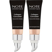 MWX Teknoloji Cosmetics Collagen Concealer 01 Kolajen Içerikli Spf 20 Göz Altı Kapatıcısı (2 Paketi)