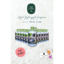 MWX Teknoloji Doğal Zeytinyağlı Şampuan 11 Al 10 Öde 700 ml ve Pamuk